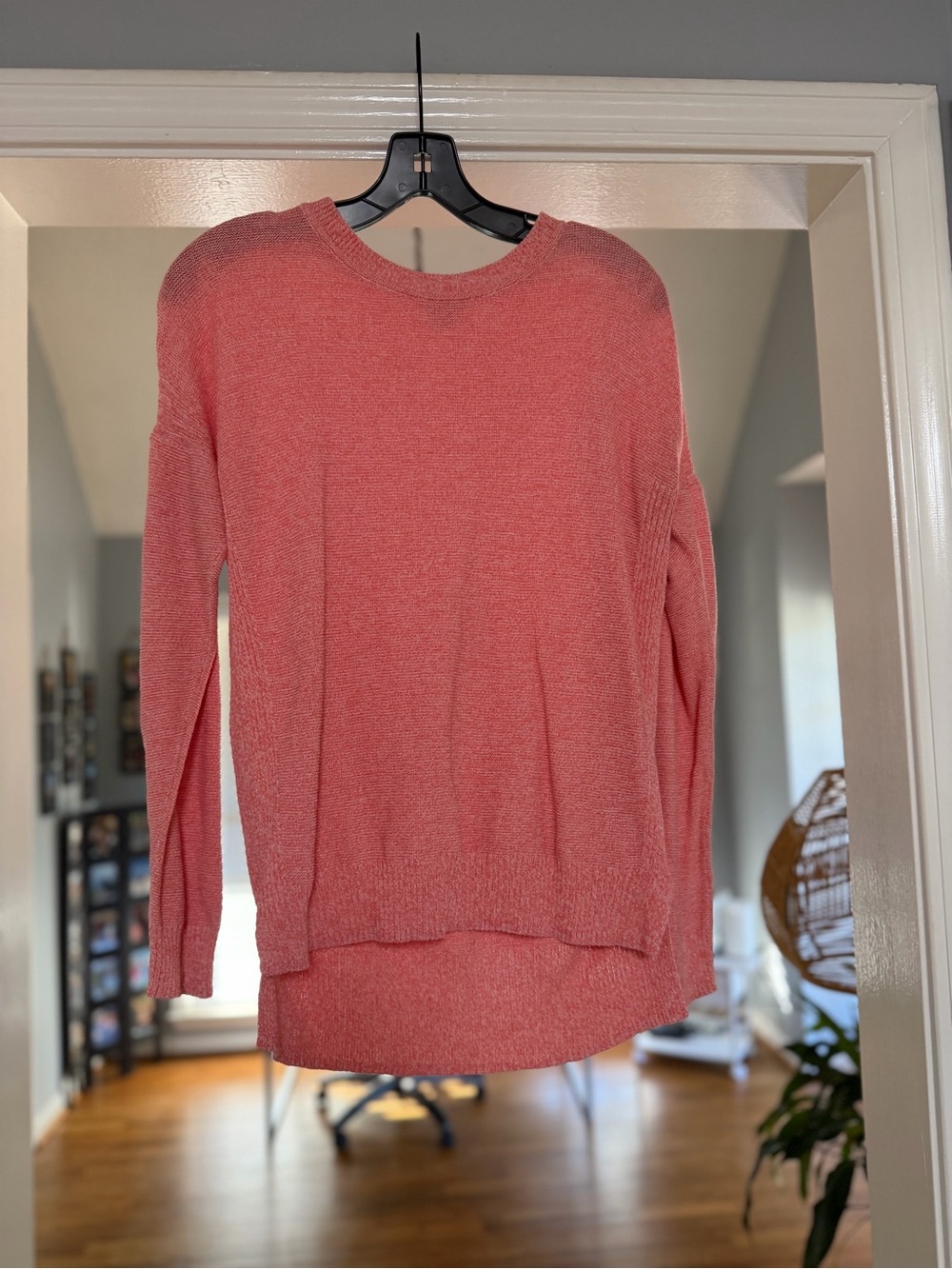 J. Crew Coral Crewneck Sweater
